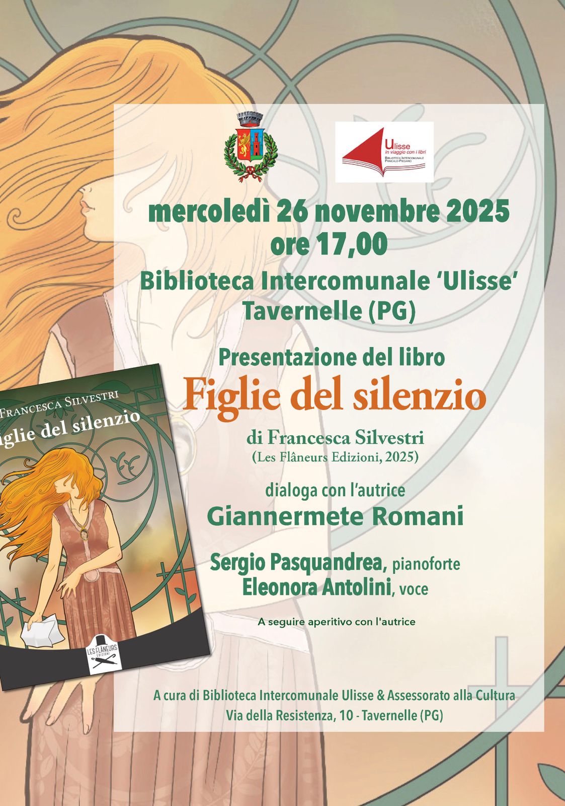 Alla Biblioteca Ulisse di Tavernelle la presentazione di “Figlie del silenzio” Alla Biblioteca Ulisse di Tavernelle la presentazione di “Figlie del silenzio”