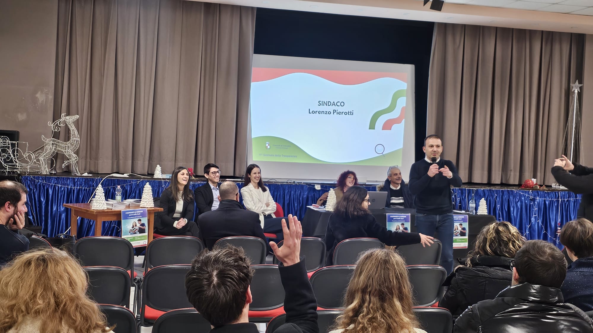 Il sindaco di Corciano dialoga con i ragazzi e le ragazze neomaggiorenni del territorio