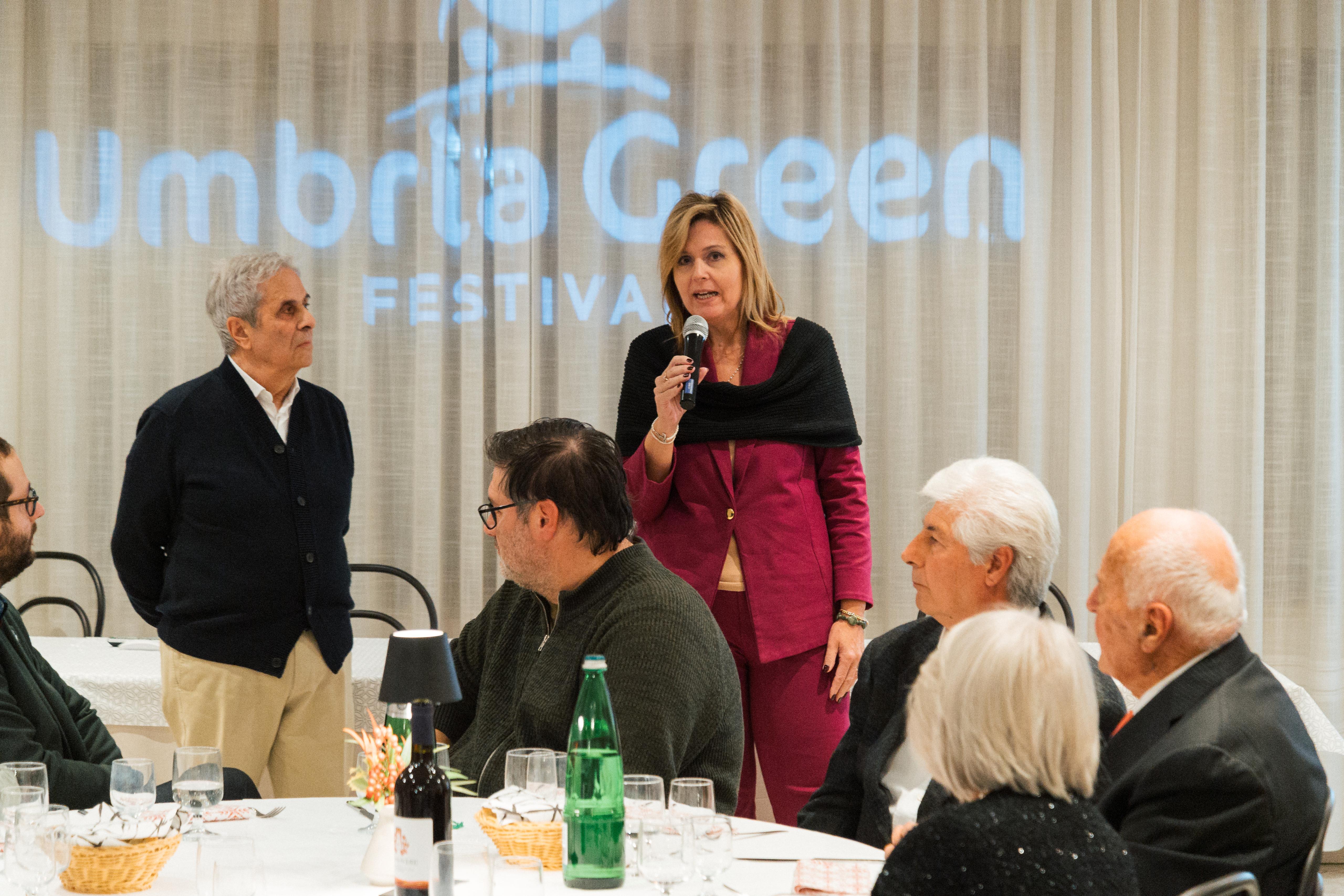 La vicepresidente Laura Servi interviene all'evento di Umbria Green Festival 