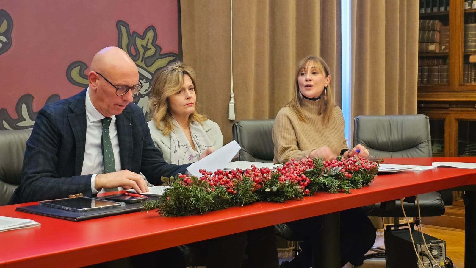 Immagine della Conferenza stampa di fine anno della Provincia di Perugia
