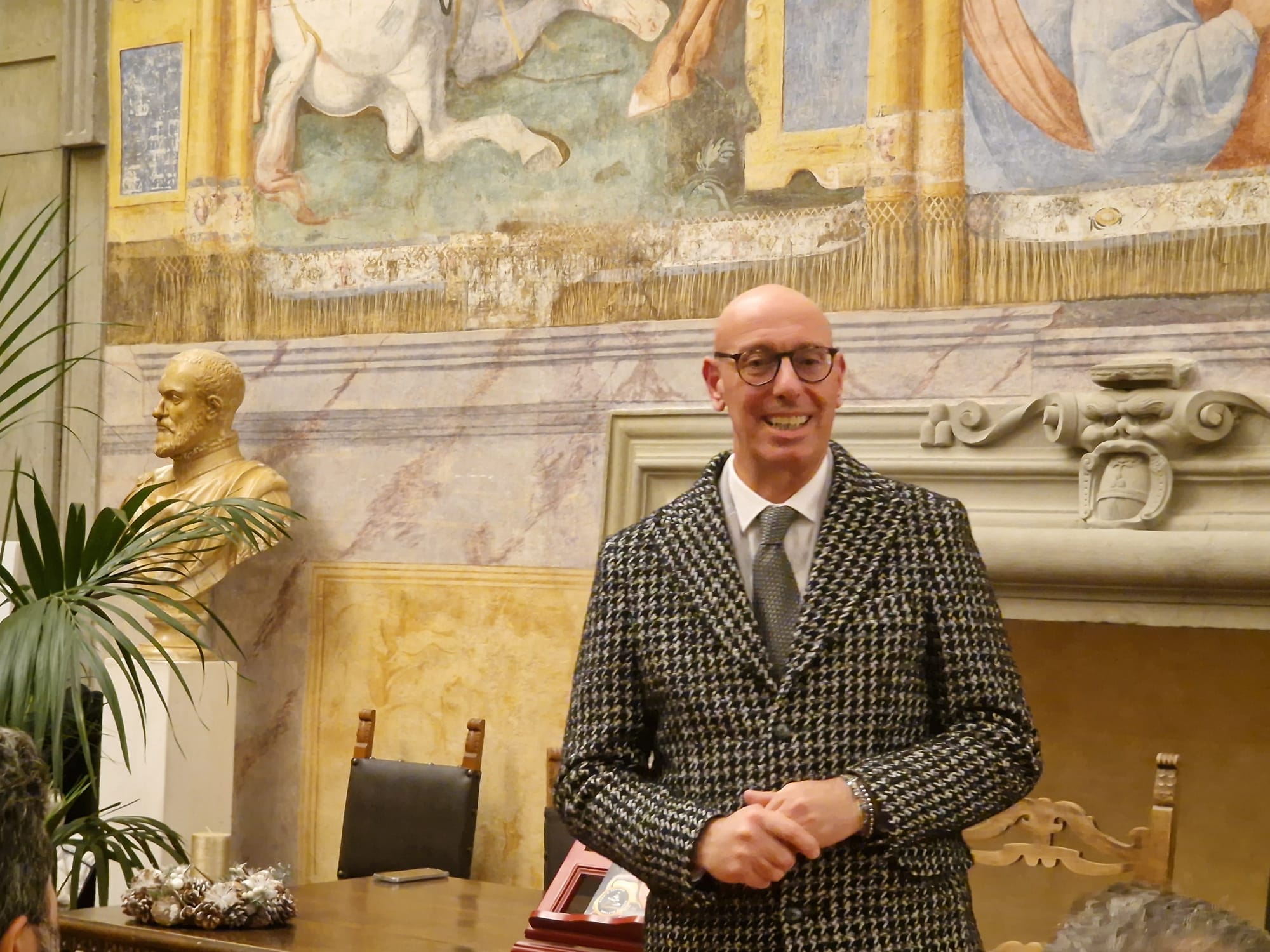 L'intervento del presidente Presciutti