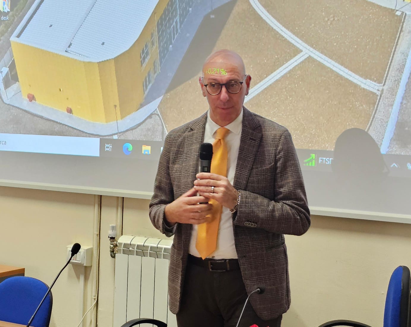 Il presidente della Provincia Massimiliano Presciutti