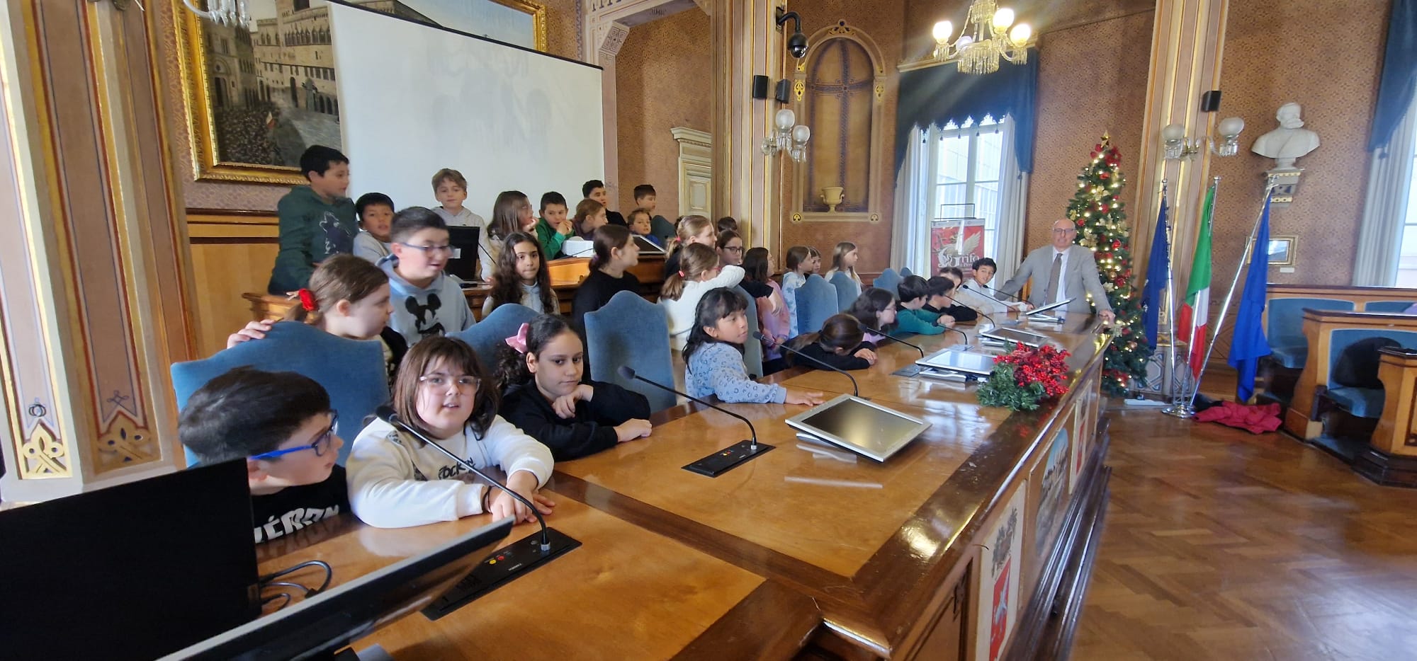 L'incontro nella Sala del Consiglio provinciale