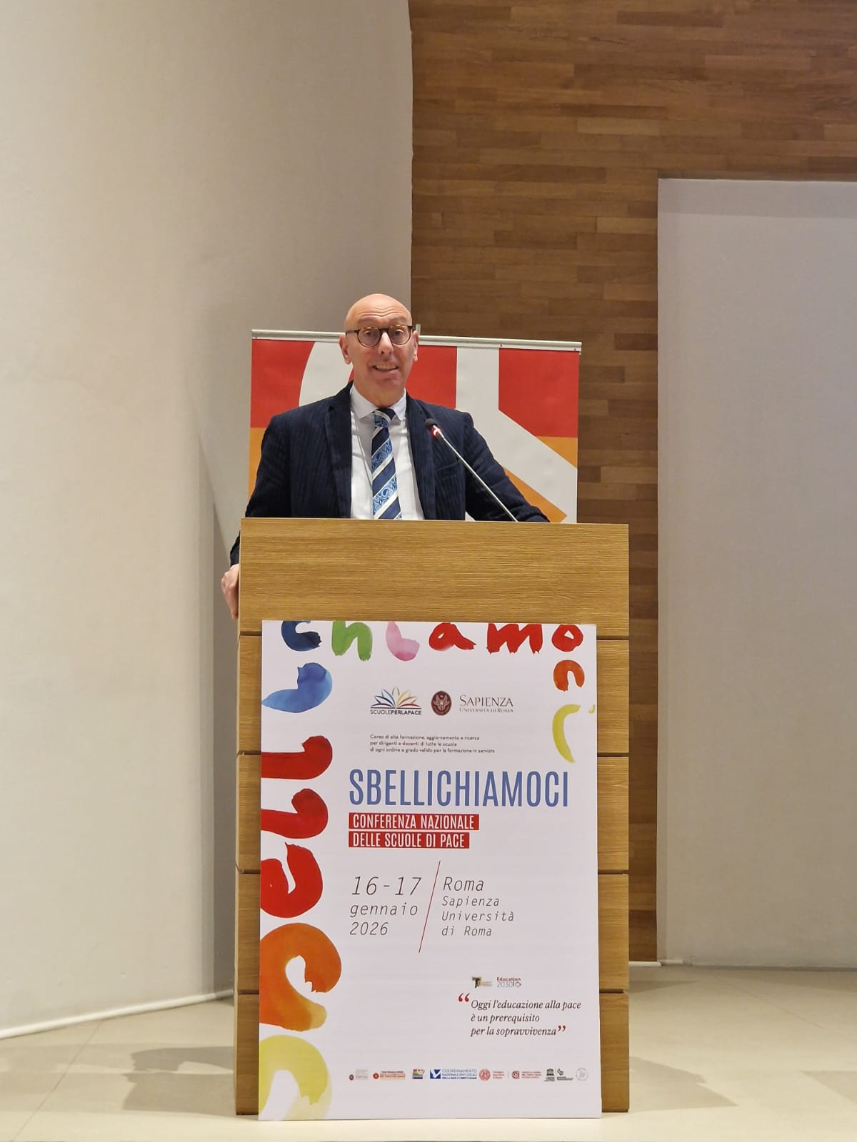 L'intervento del presidente Massimiliano Presciutti