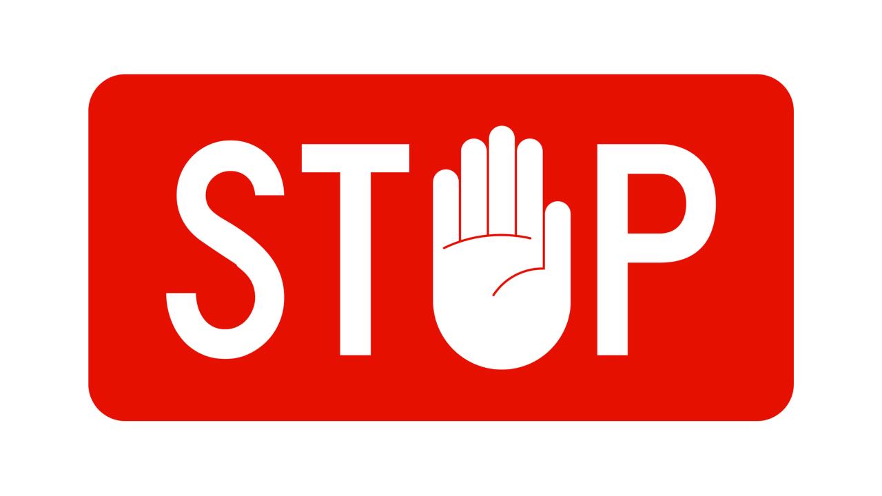 Immagine generica stop alla circolazione stradale creata con AI