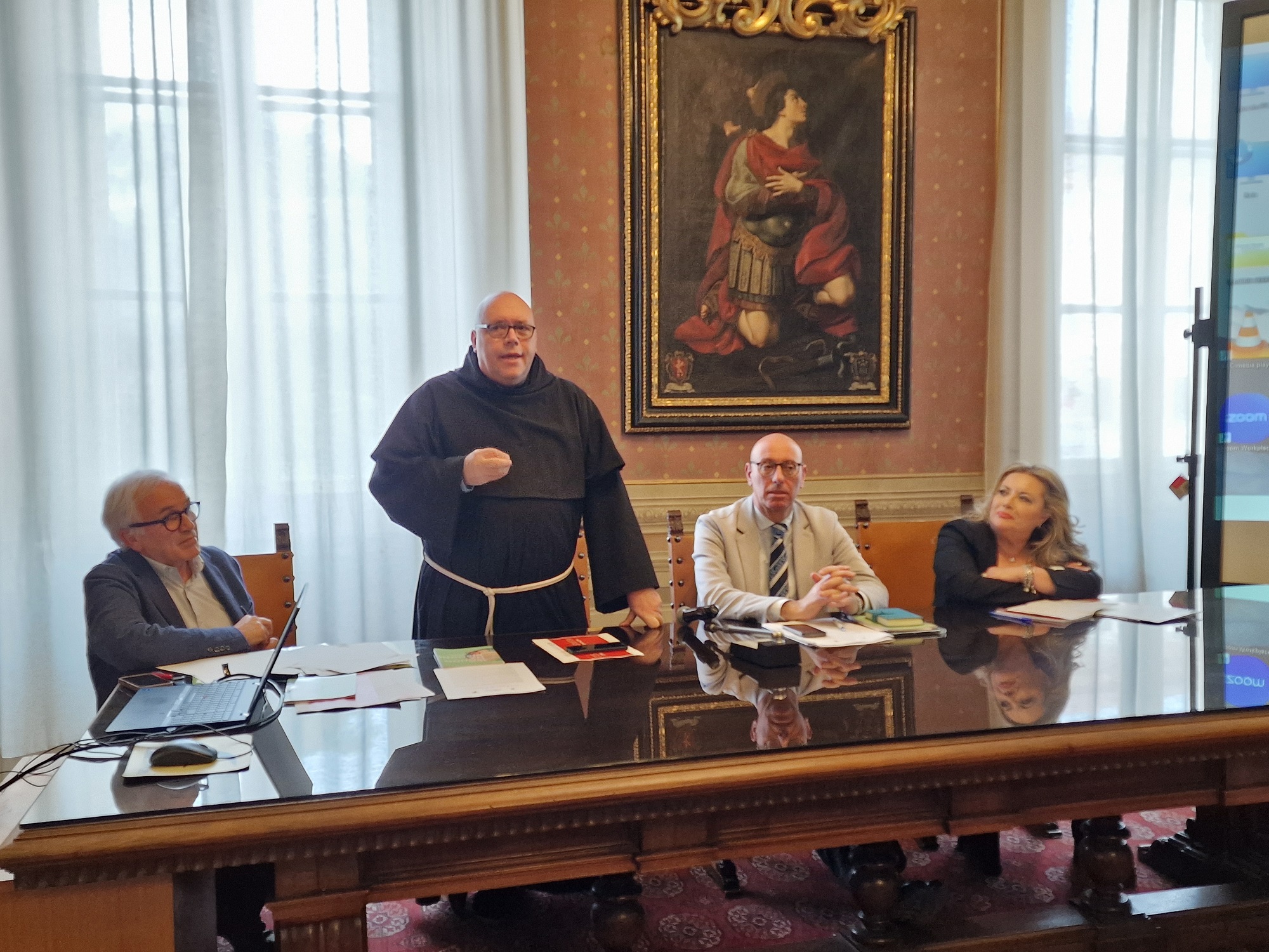 Da sinistra Lotti, Moroni, Presciutti e Cruciani