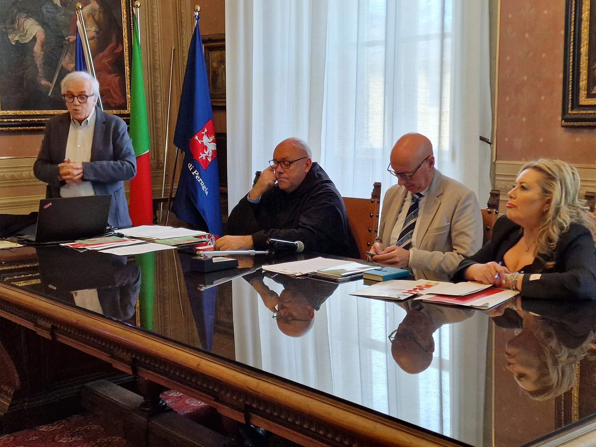 Da sinistra Lotti, Moroni, Presciutti e Cruciani