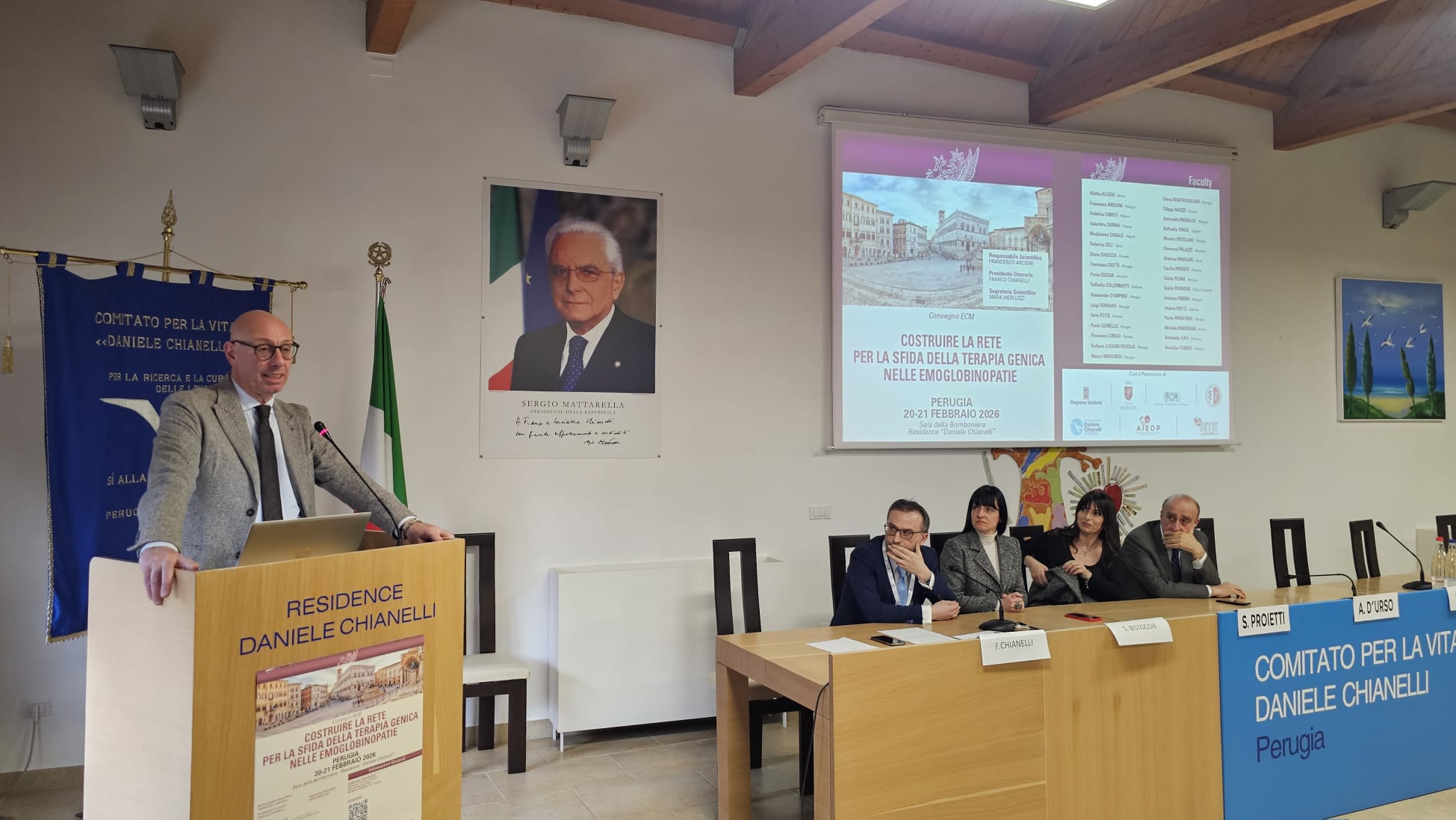 L&rsquo;intervento del presidente della Provincia al convegno &ldquo;Costruire la rete per la sfida della terapia genica nelle emoglobinopatie&rdquo;, in corso al Chianelli