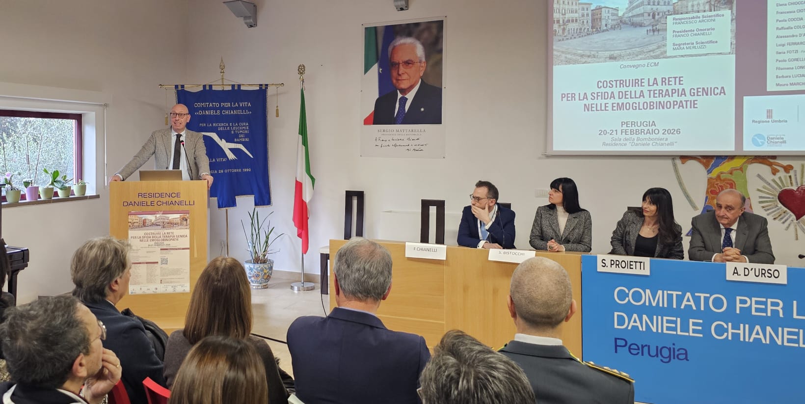 Immagine del convegno “Costruire la rete per la sfida della Terapia genica nelle emoglobinopatie” 