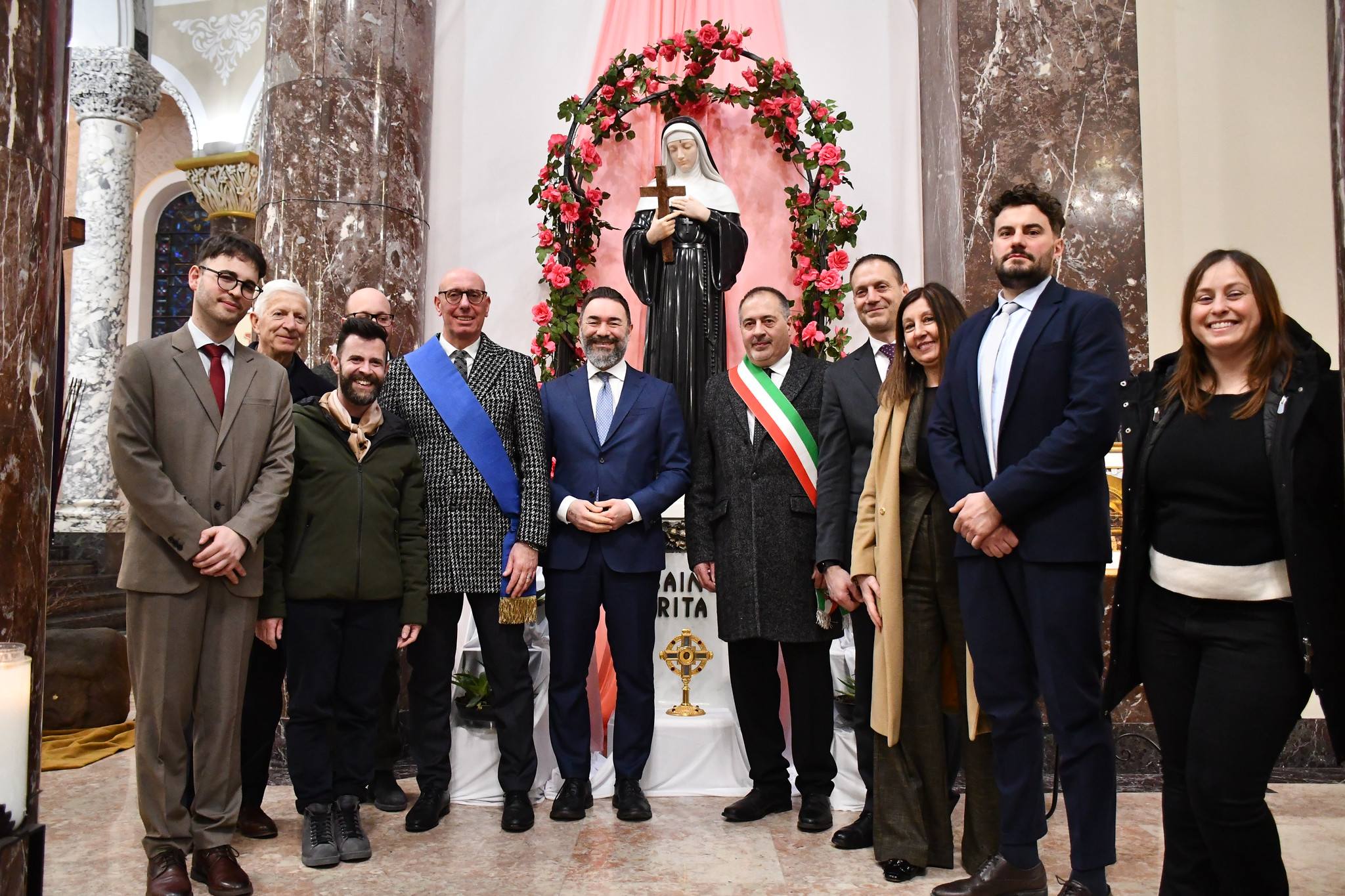 Accesa a Chicago la Fiaccola di Santa Rita