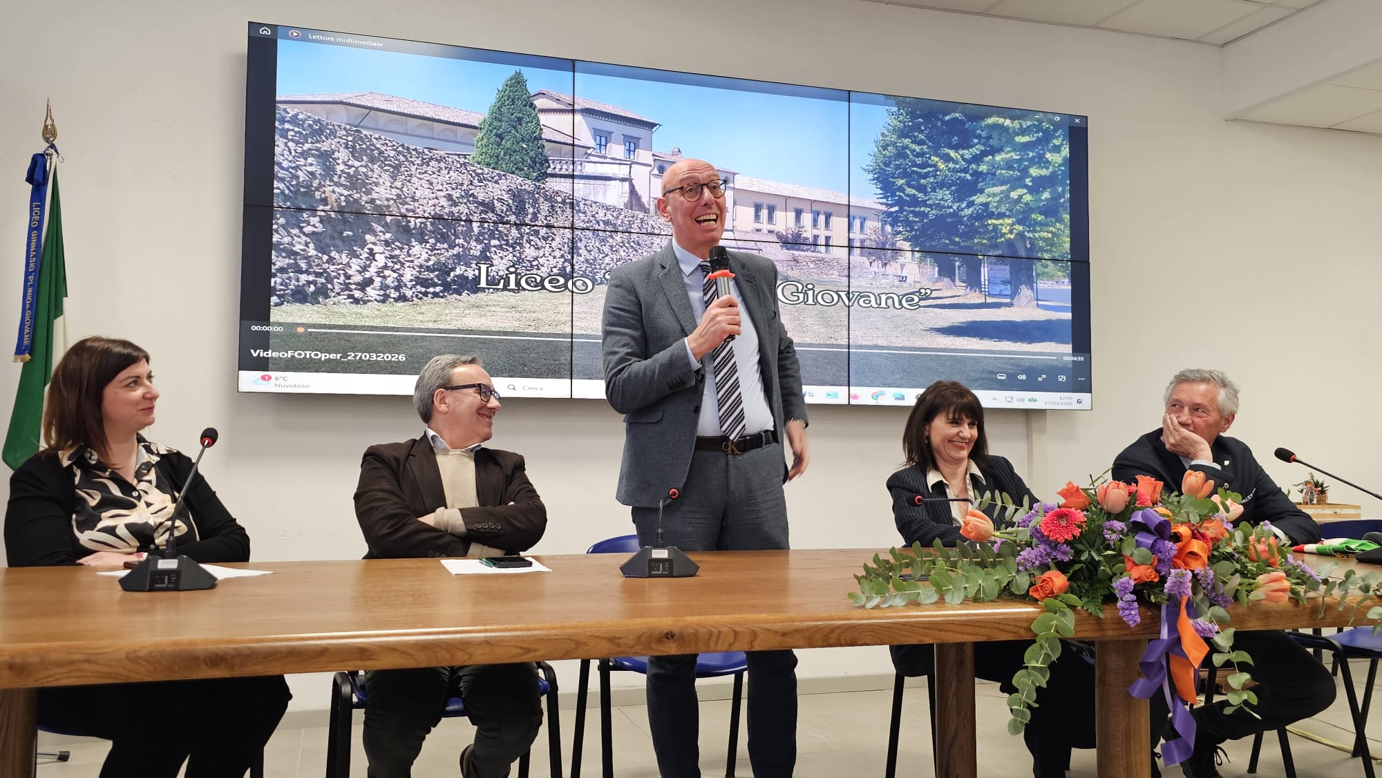 Il presidente della Provincia interviene all'inaugurazione del Liceo “Plinio il Giovane” 