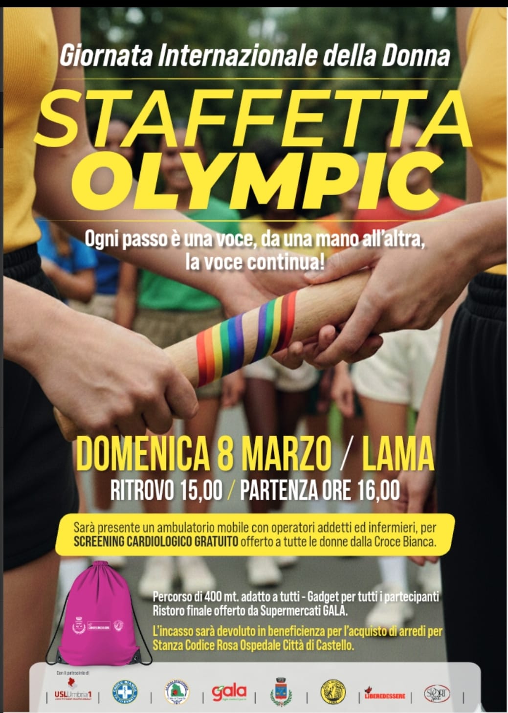 Giornata della Donna &ndash; A San Giustino &ldquo;Ogni passo &egrave; una voce&rdquo;