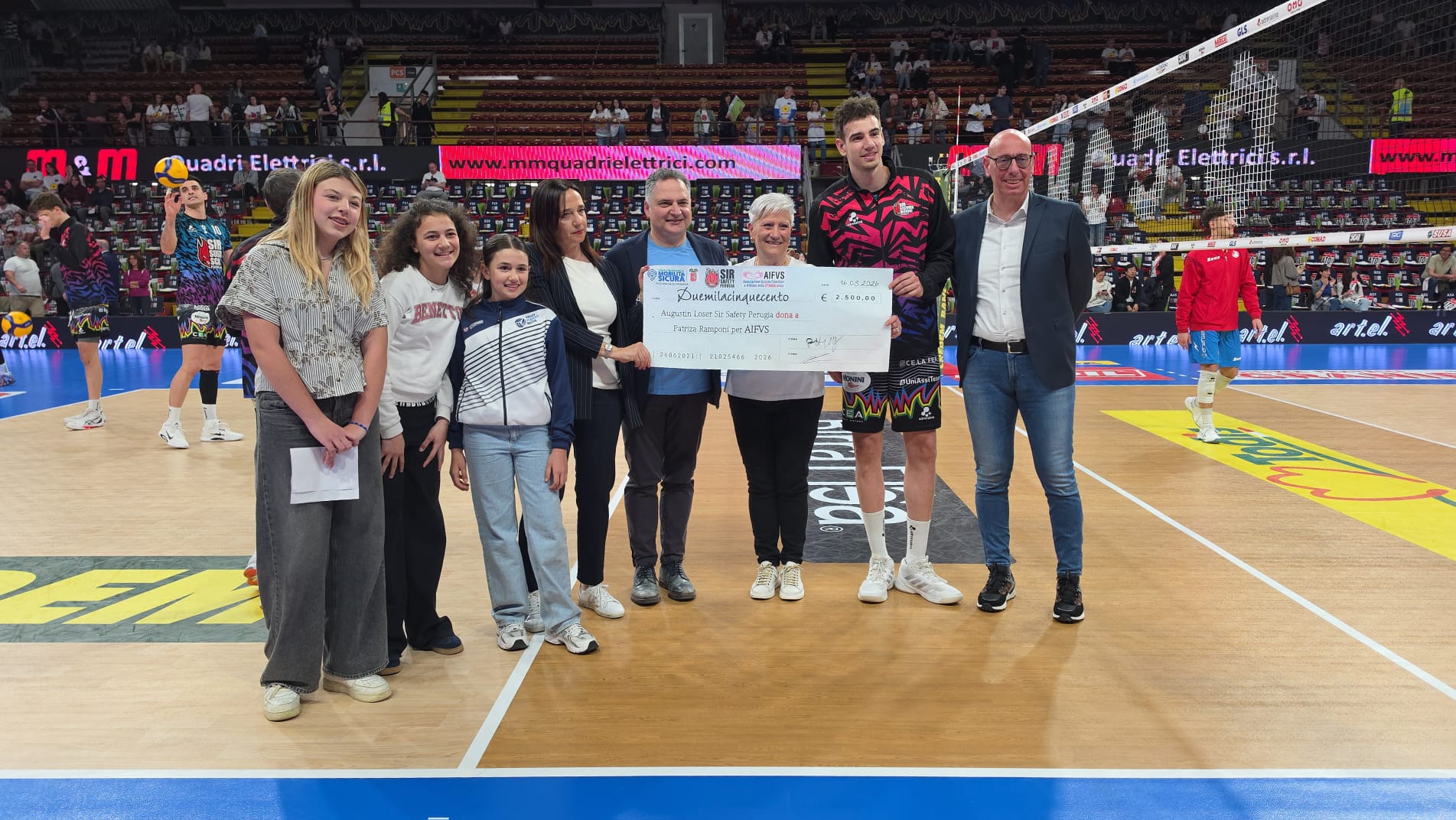 Sicurezza stradale, sport e solidariet&agrave; - La Provincia di Perugia scende in campo con la Sir Susa Scai