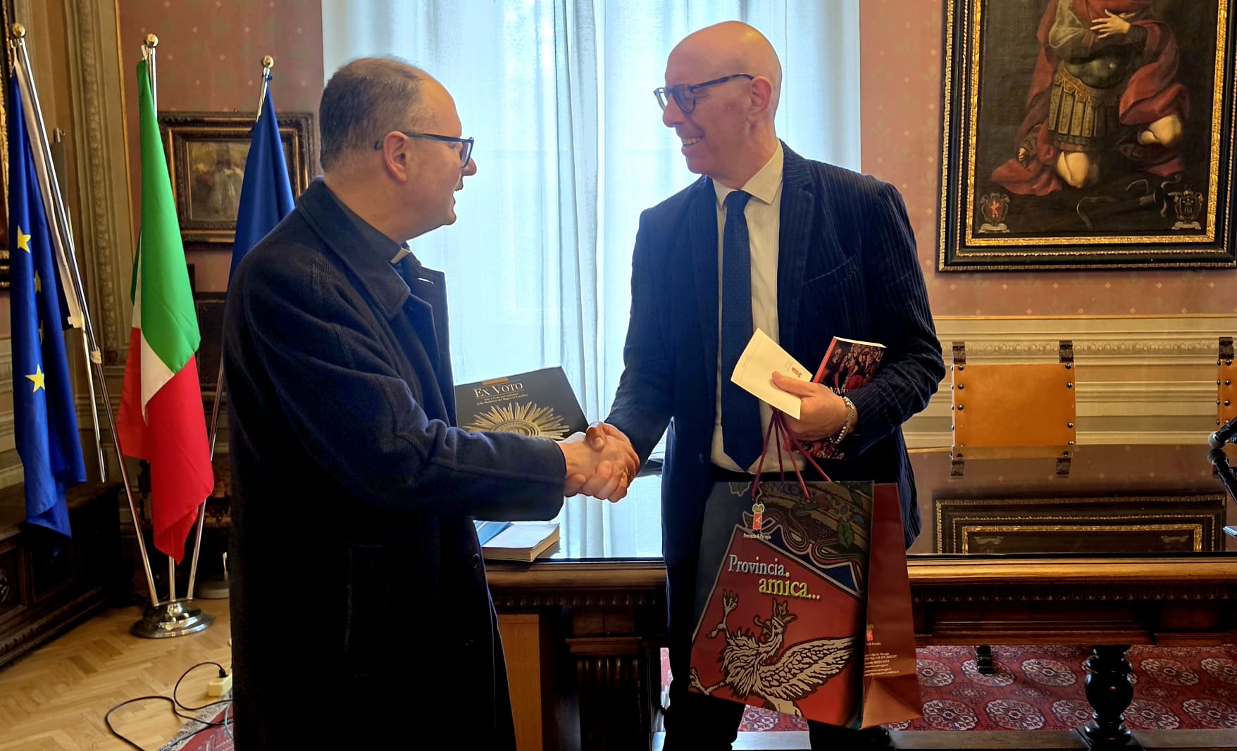 In Provincia la benedizione pasquale, momento di raccoglimento e augurio