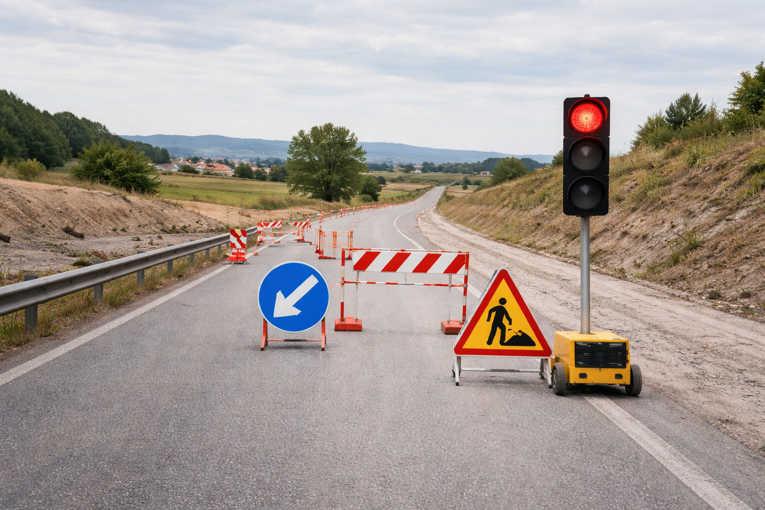 Viabilit&agrave; &ndash; Senso unico alternato sulla SR 416 di Niccone