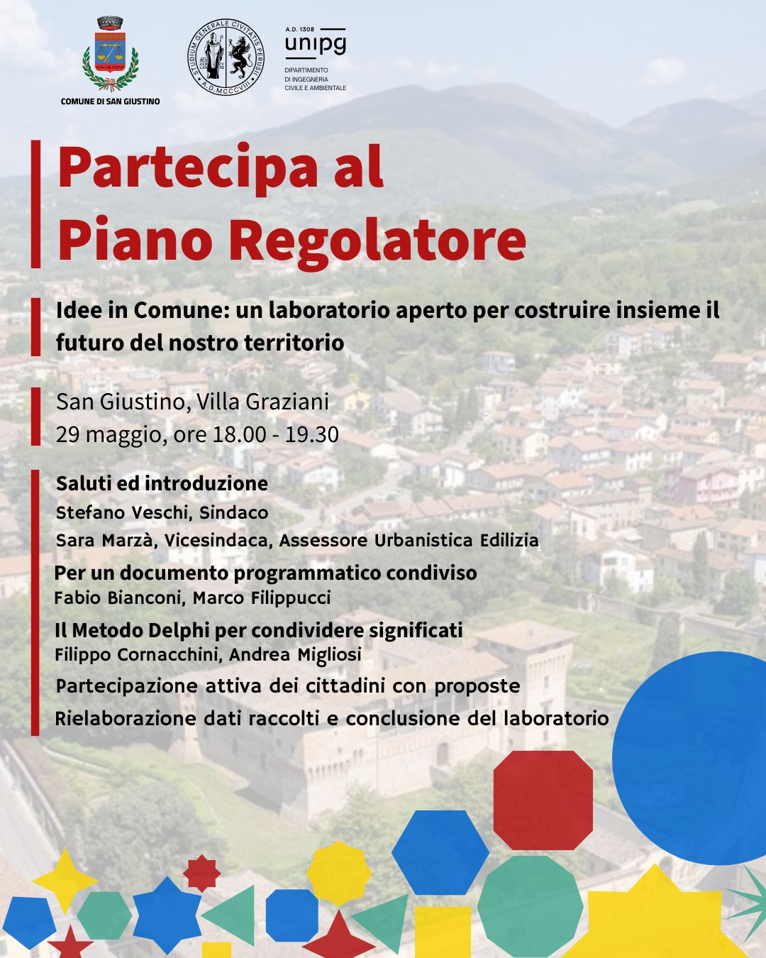 San Giustino &ndash; Il Comune apre il confronto sul nuovo Piano Regolatore