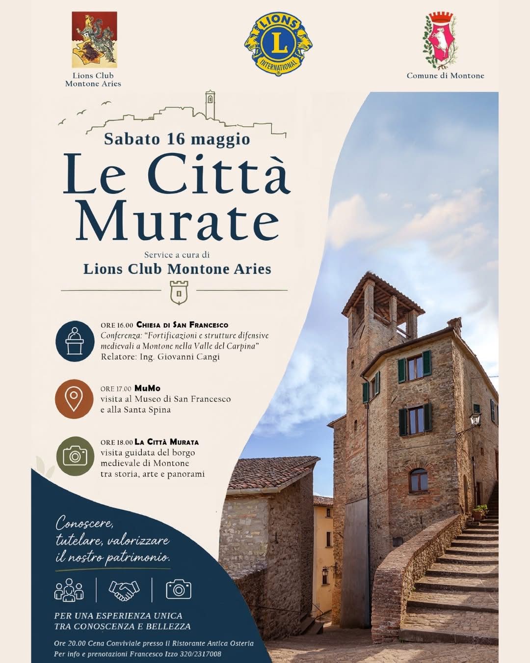 Locandina evento “Le Città Murate”