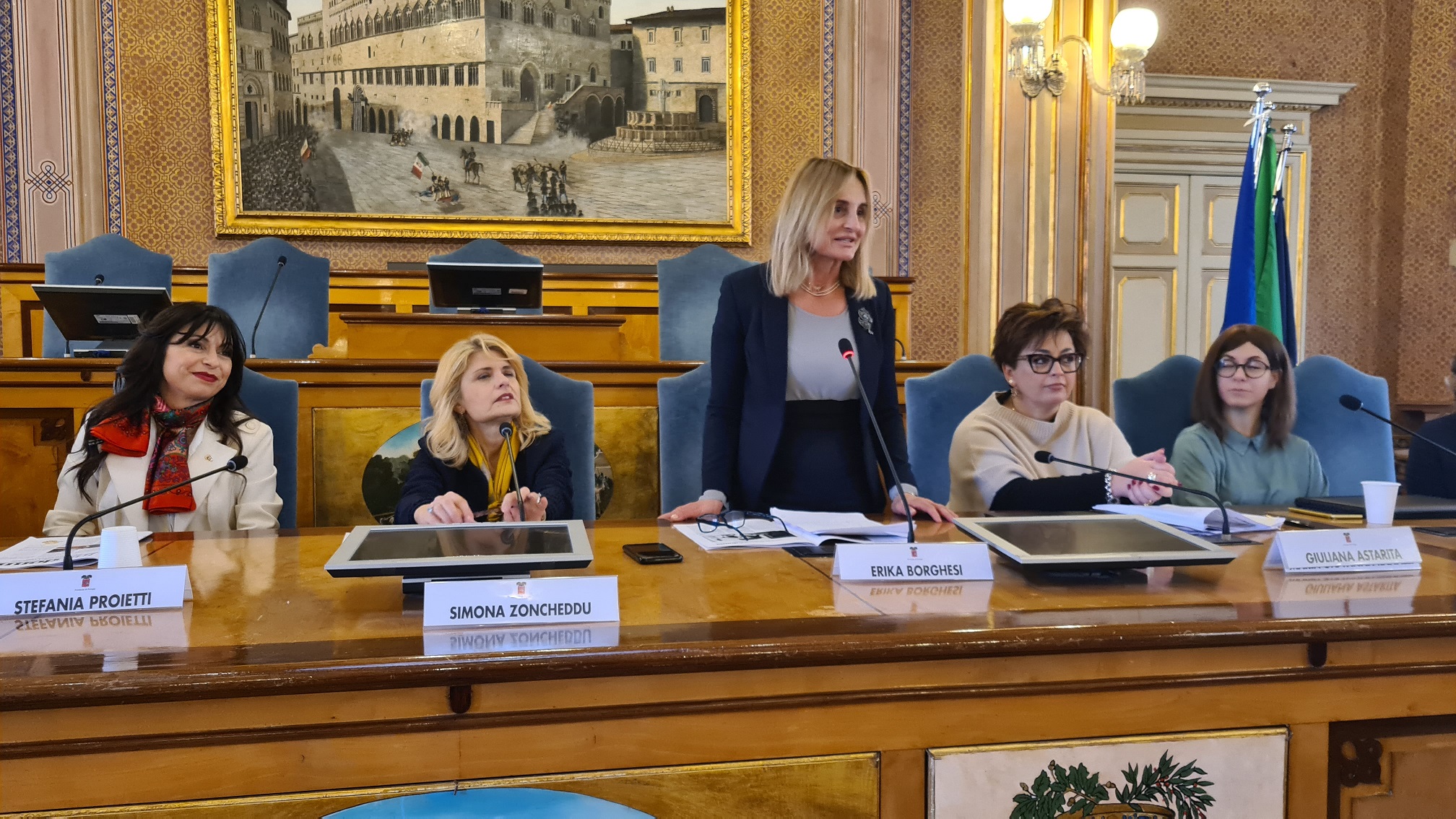 L'intervento della Consigliera provinciale Borghesi