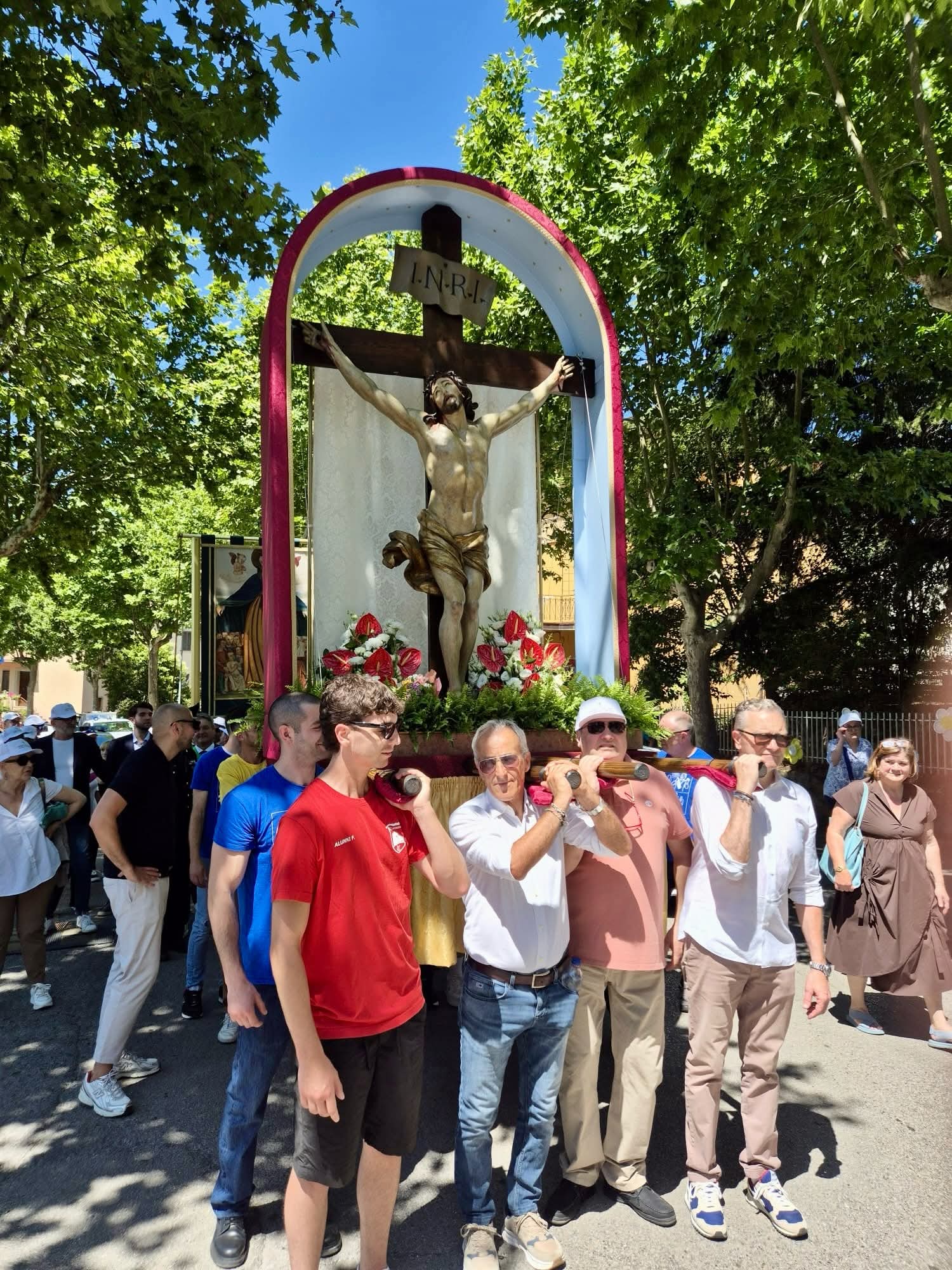 La processione di domenica 7 giugno