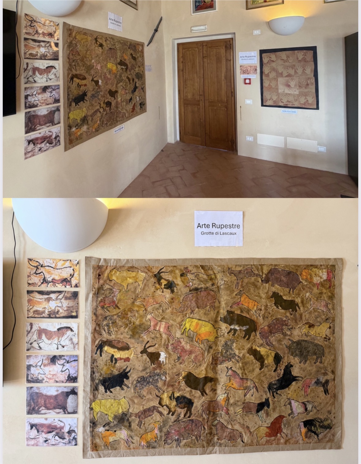 Alcune delle opere esposte