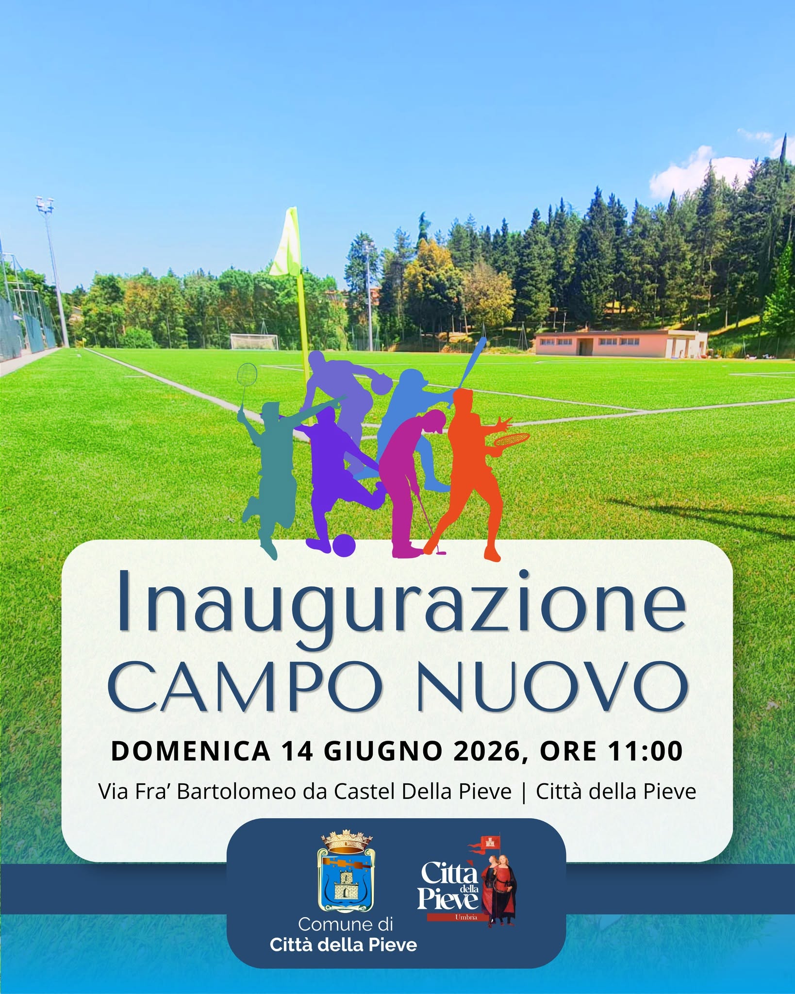 Città della Pieve - Il “Campo Nero” rinasce e diventa “Campo nuovo” Città della Pieve - Il “Campo Nero” rinasce e diventa “Campo nuovo”