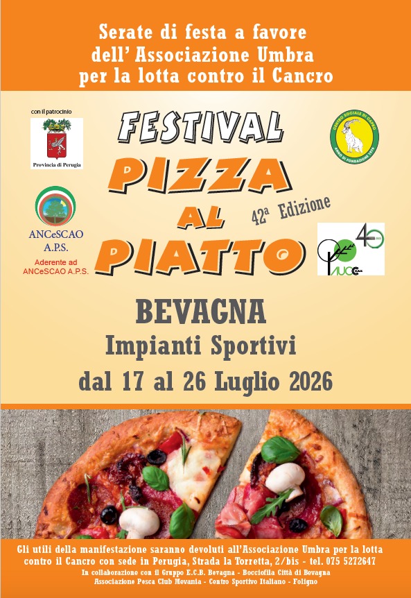 Conferenza stampa – A Bevagna la 42esima Festival della Pizza al piatto tra socialità e solidarietà Conferenza stampa – A Bevagna la 42esima Festival della Pizza al piatto tra socialità e solidarietà