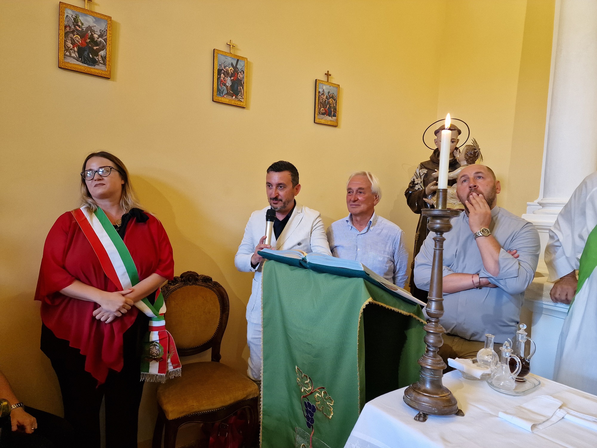L'intervento in Chiesa di Sandro Pasquali