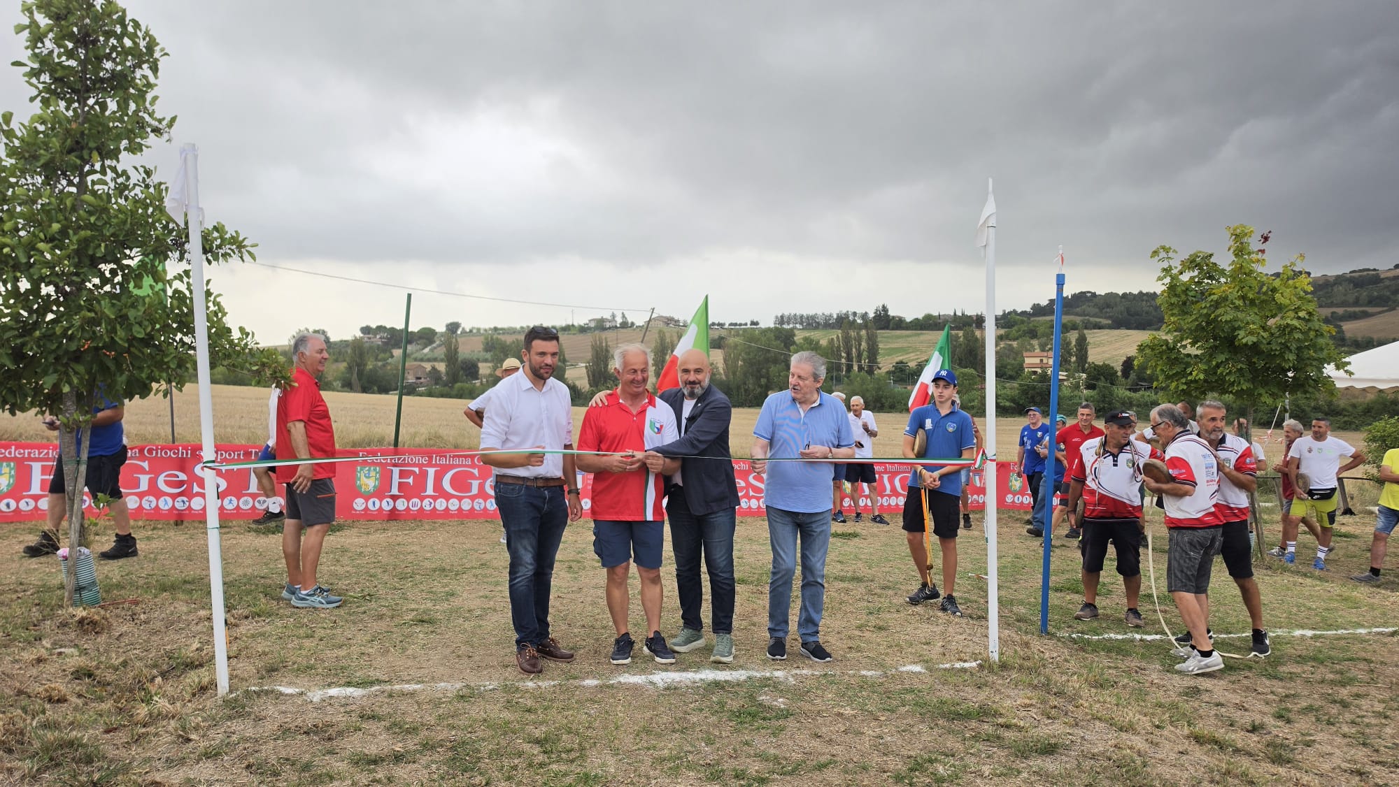53° Campionato italiano di ruzzolone - Il taglio del nastro