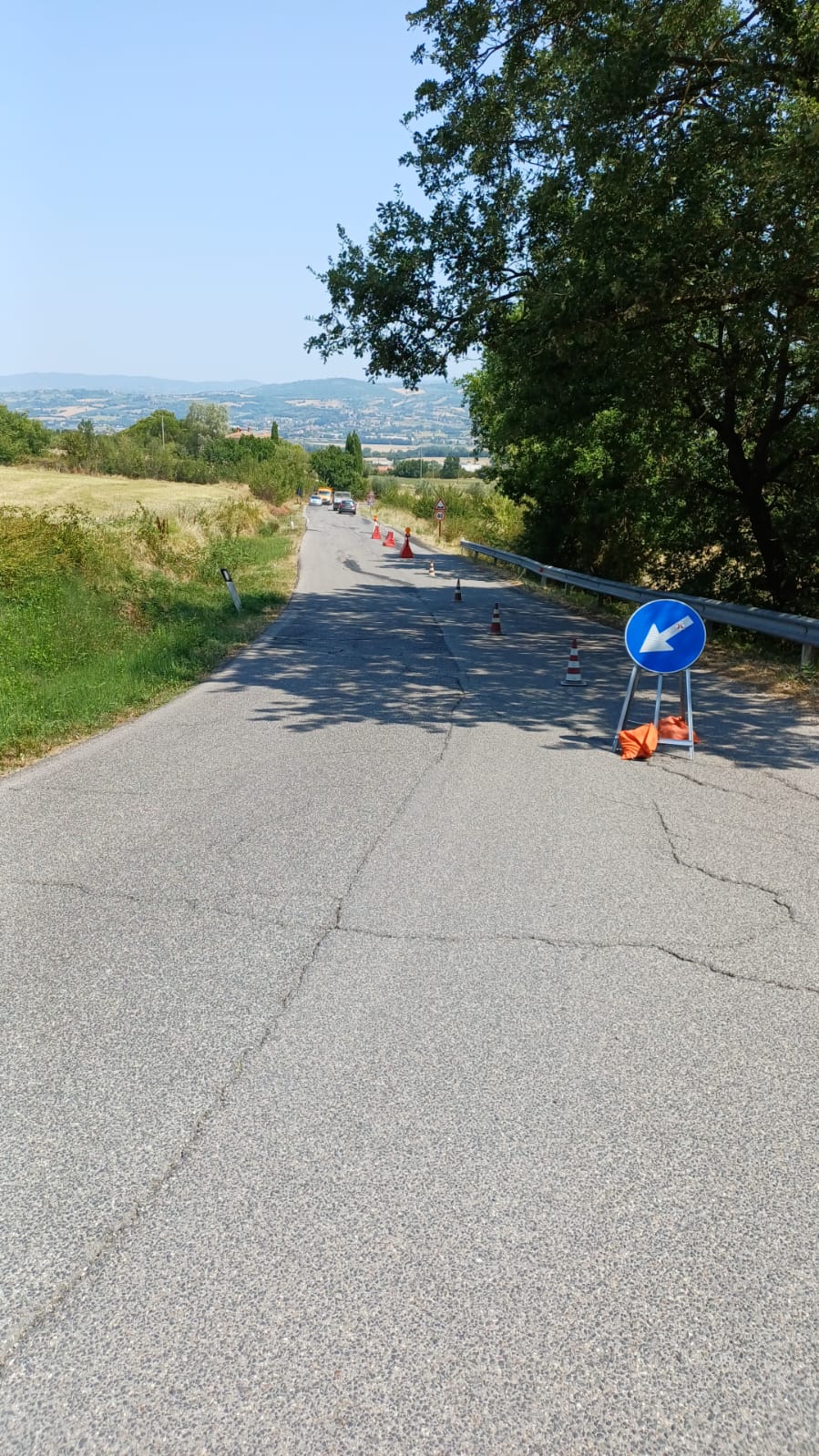 Immagine della SP 373/1 di Monte Castello di Vibio