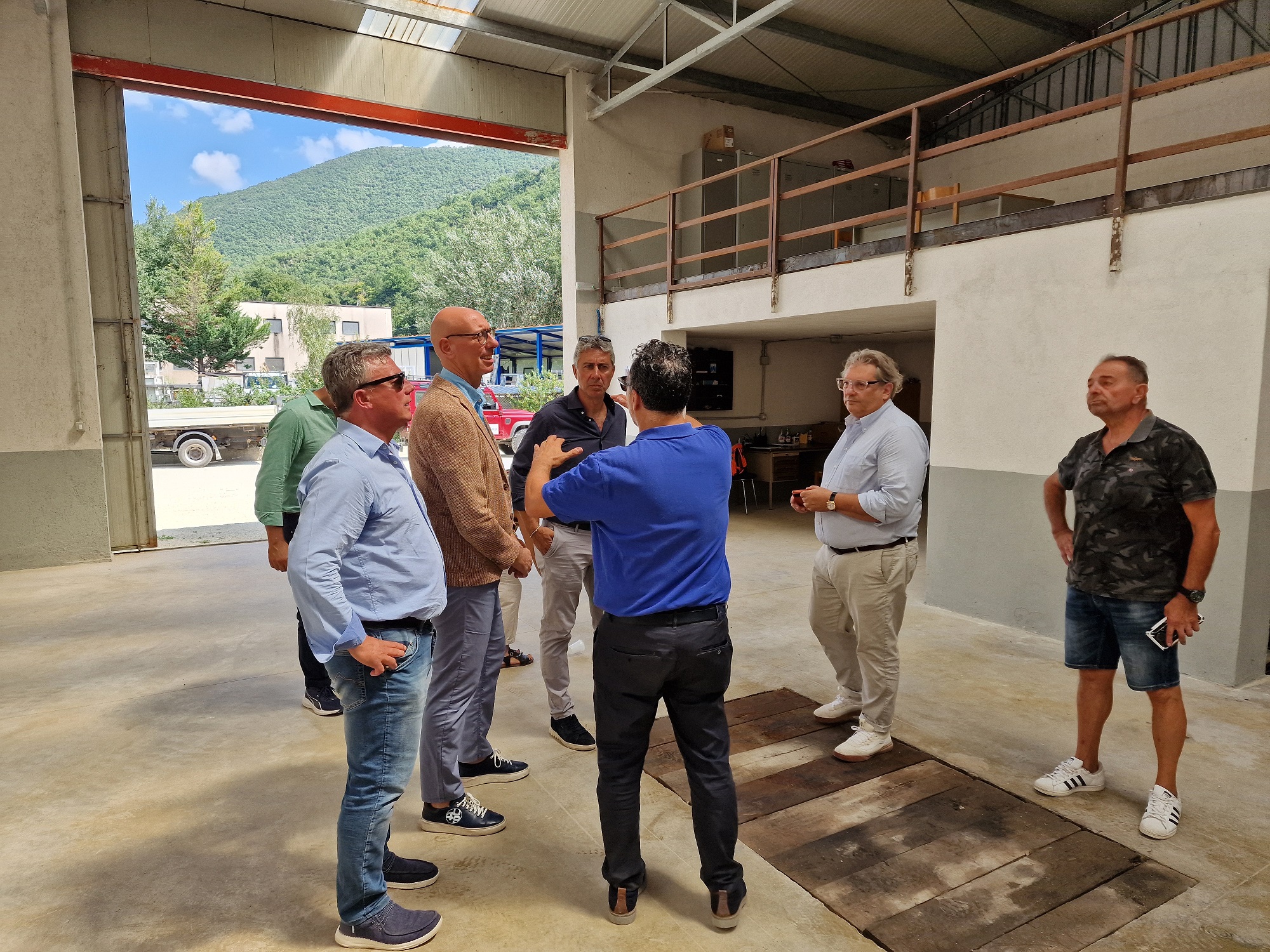 La visita all'interno della struttura