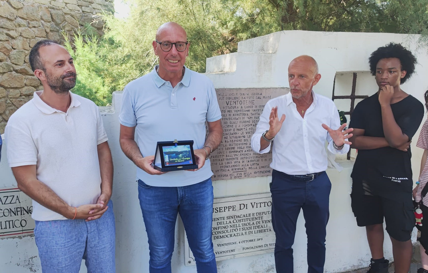 Il presidente della Provincia di Perugia a Ventotene per l’iniziativa sull’Europa del lavoro
