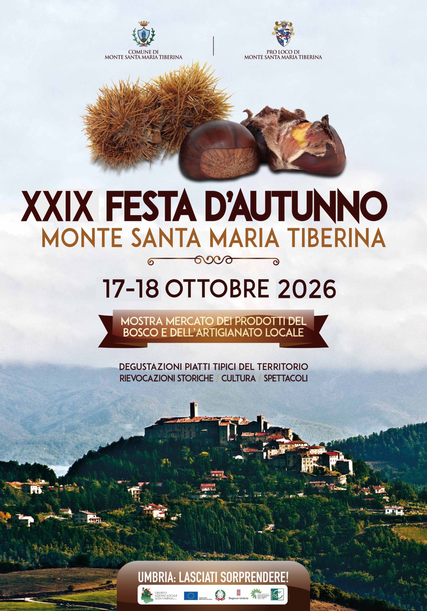 Monte Santa Maria Tiberina, oltre 40 espositori per la XXIX Festa d’Autunno Monte Santa Maria Tiberina, oltre 40 espositori per la XXIX Festa d’Autunno