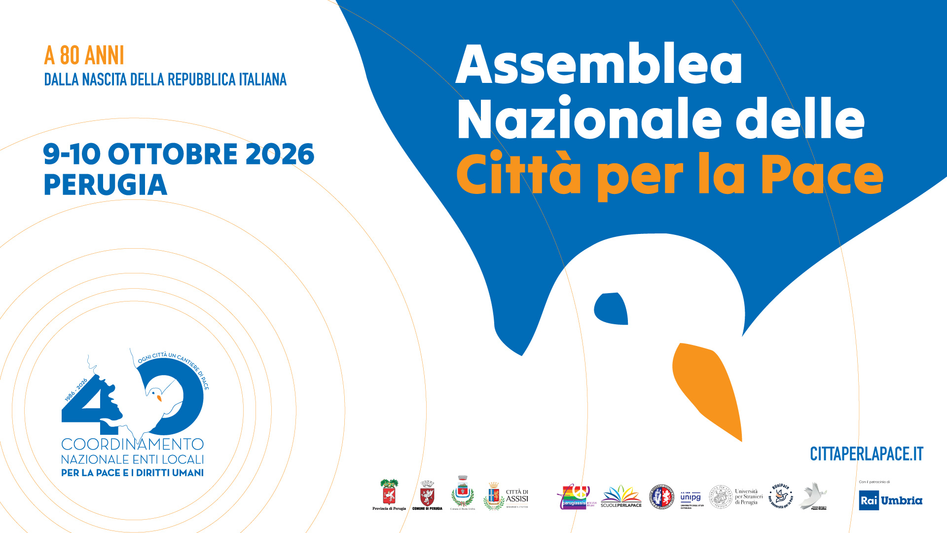 A Perugia l’Assemblea Nazionale delle Città per la Pace