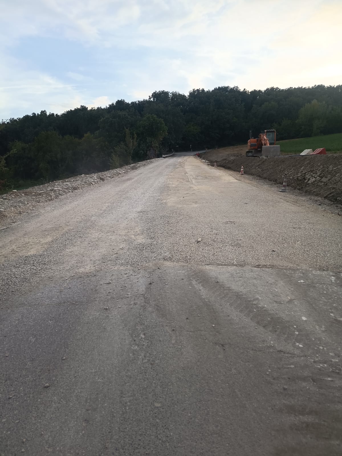 La strada dopo l'intervento