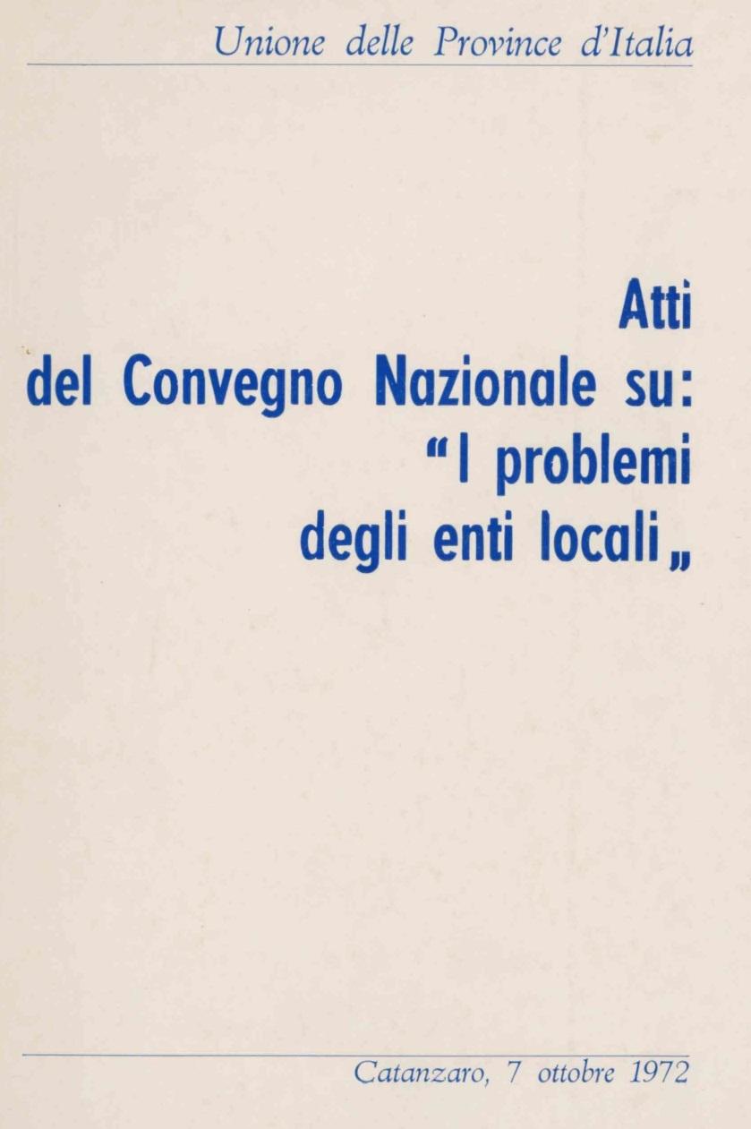 I problemi degli Enti locali