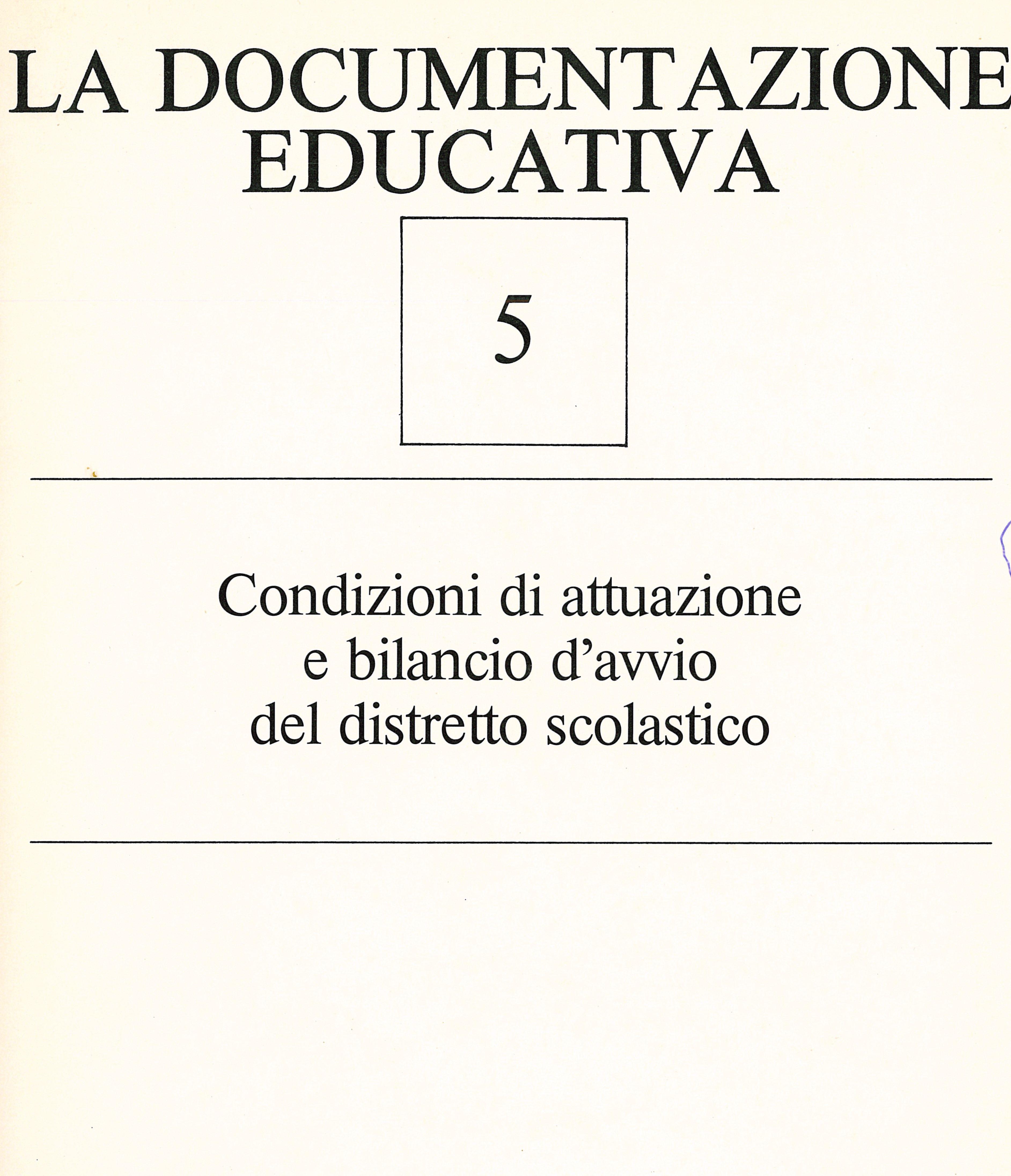 Condizioni di attuazione