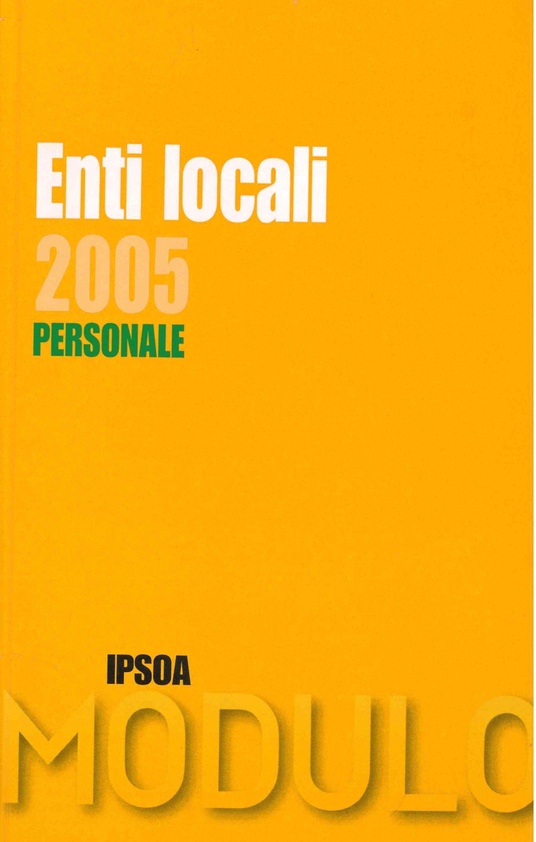 Enti Locali – Il Personale