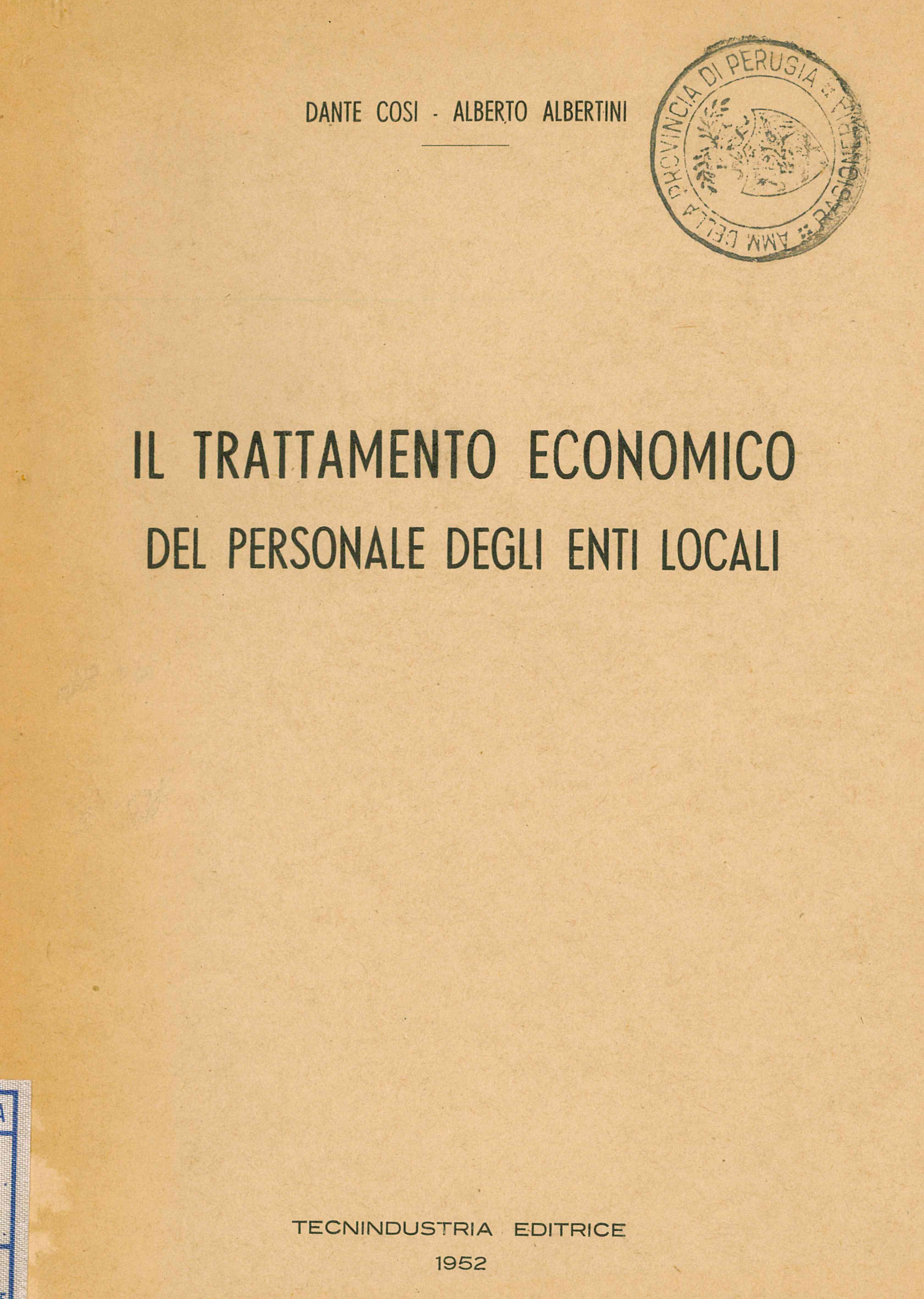Il trattamento economico del personale degli Enti locali