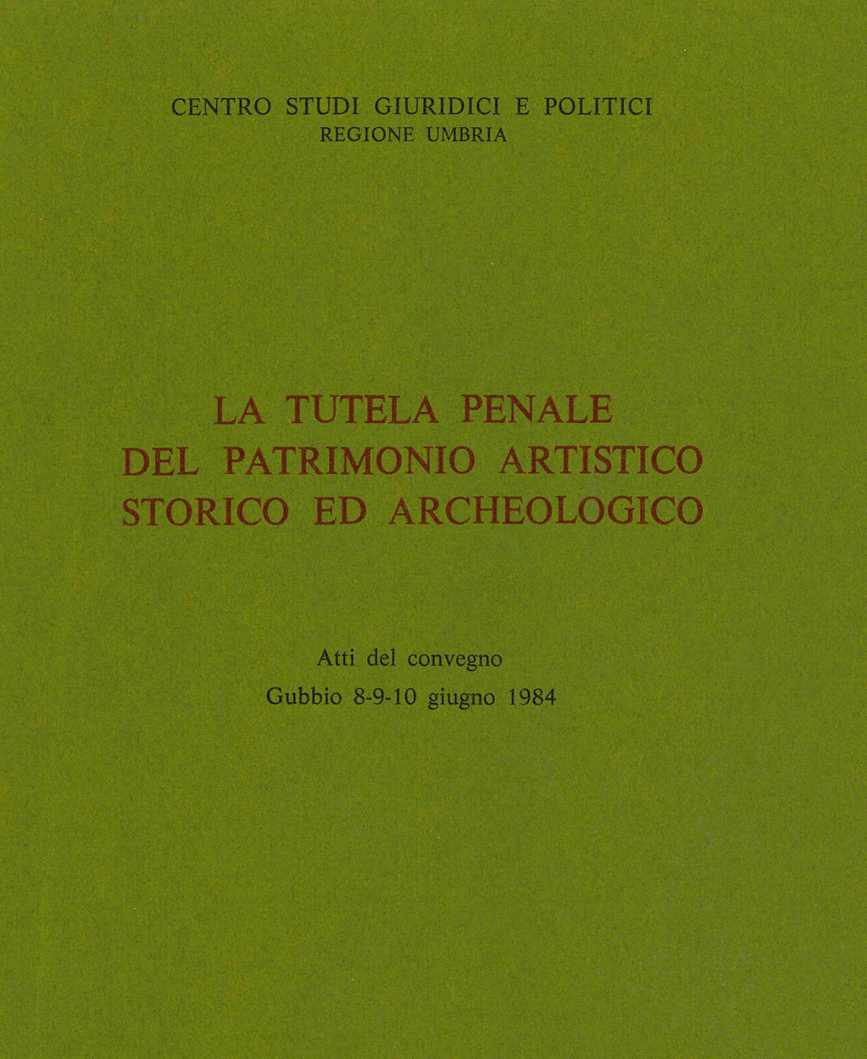 La tutela del patrimonio