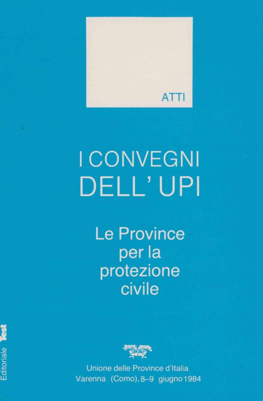Le Province per la protezione civile