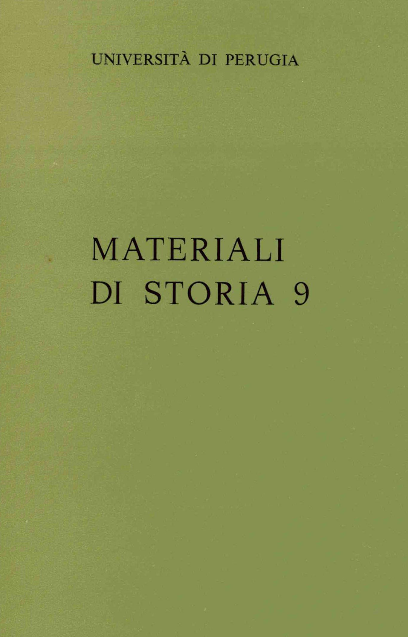 Materiali di storia