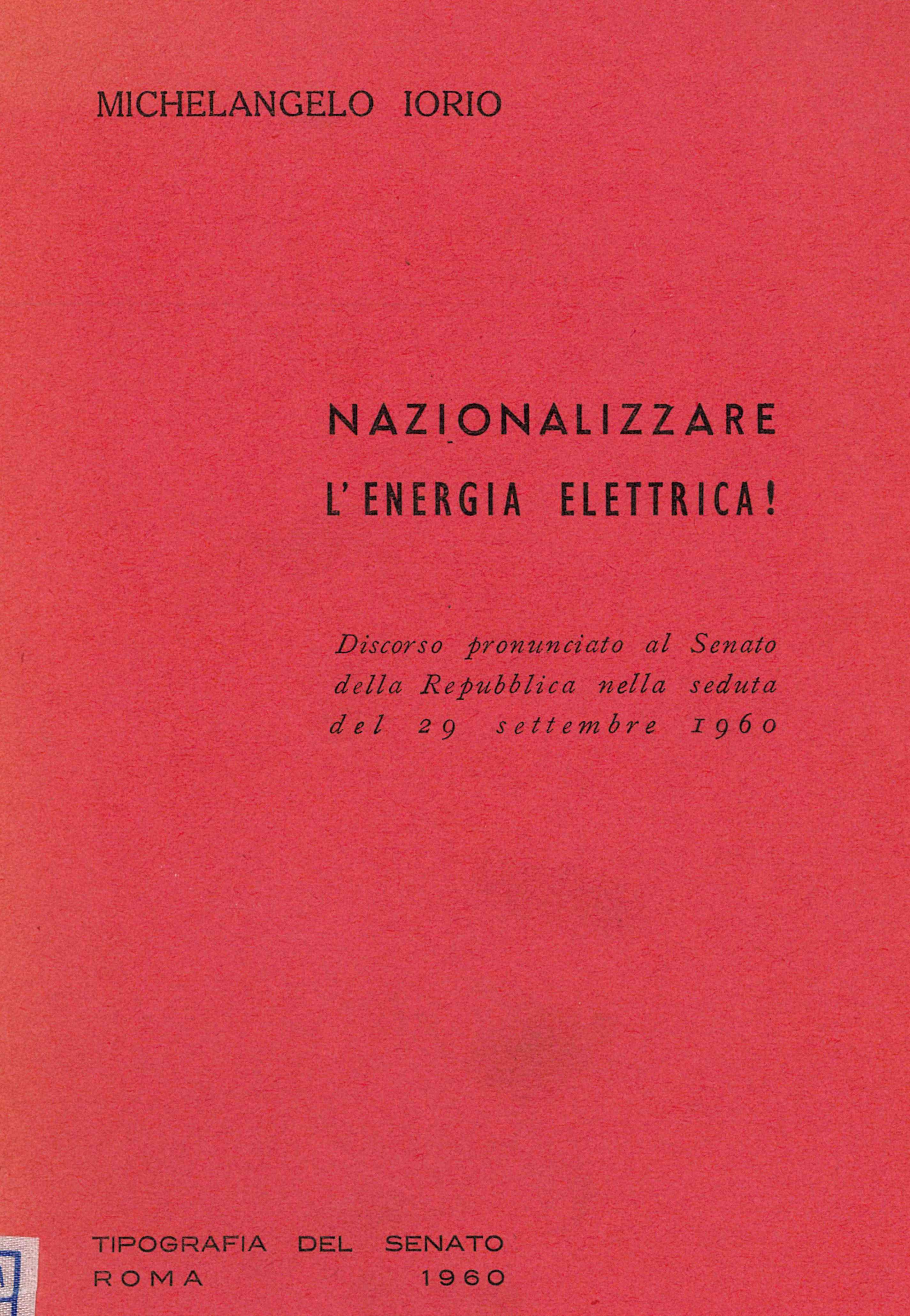 Nazionalizzare l'energia