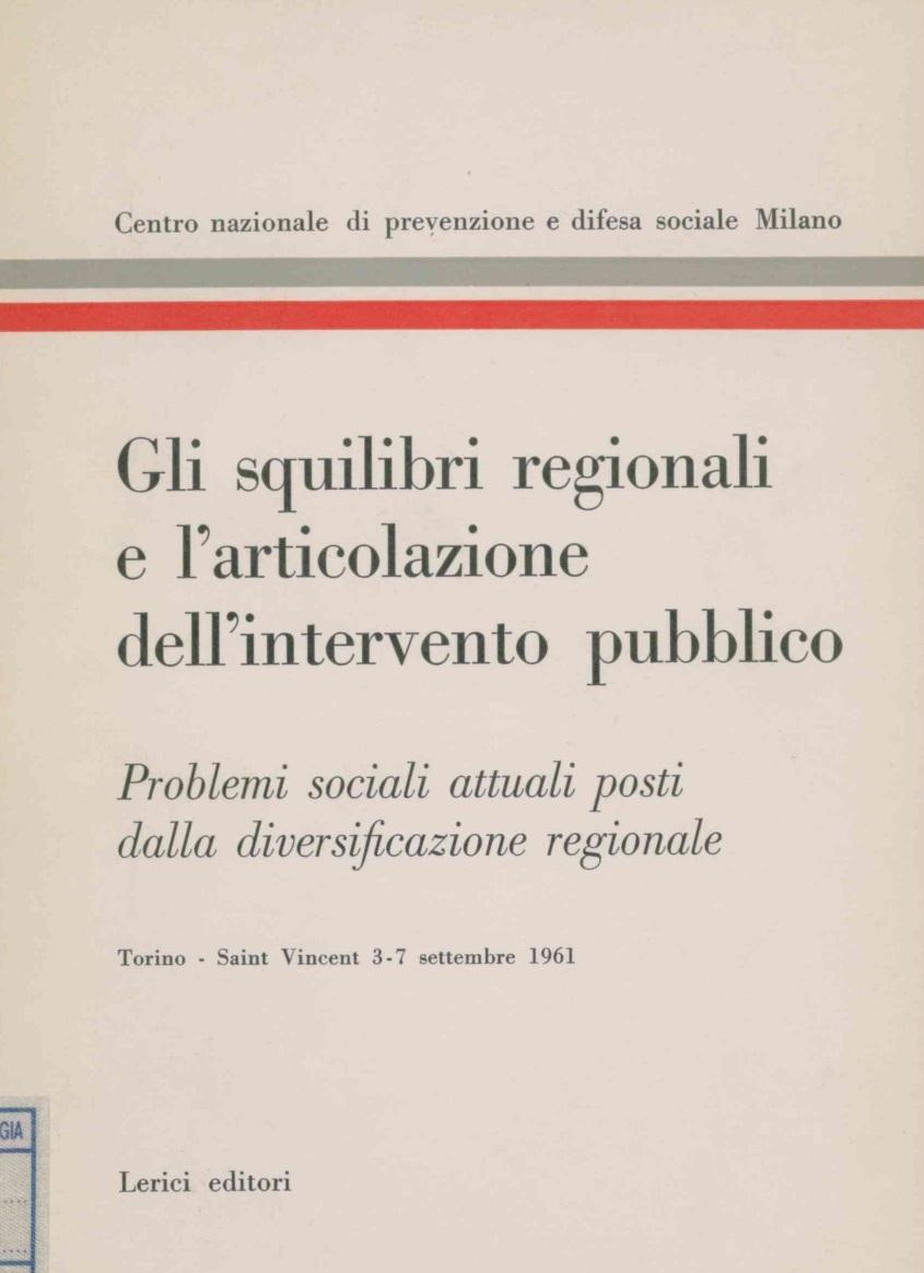problemi sociali attuali posti dalla diversificazione regionale