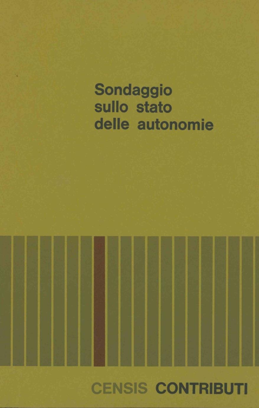 Sondaggio sullo stato delle Autonomie