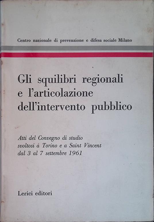 problemi relativi alla formazione dei piani regionali