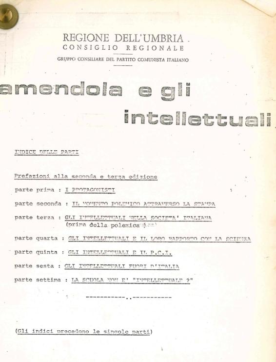 Amendola e gli intellettuali