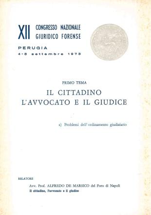 Il cittadino, l'avvocato e il giudice