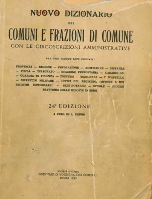 Nuovo dizionario dei Comuni