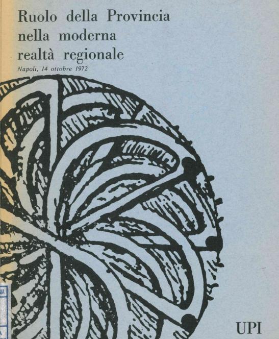 Ruolo della Provincia nella moderna realtà regionale