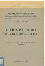 Alcuni aspetti tecnici
